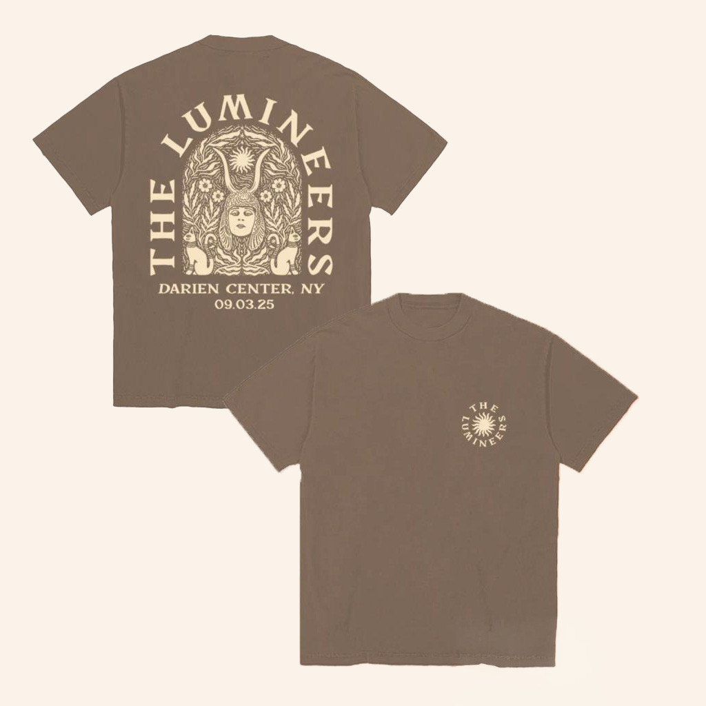 The Lumineers Merch The Lumineers Automatic September 3Rd Darien Center Event T-Shirt