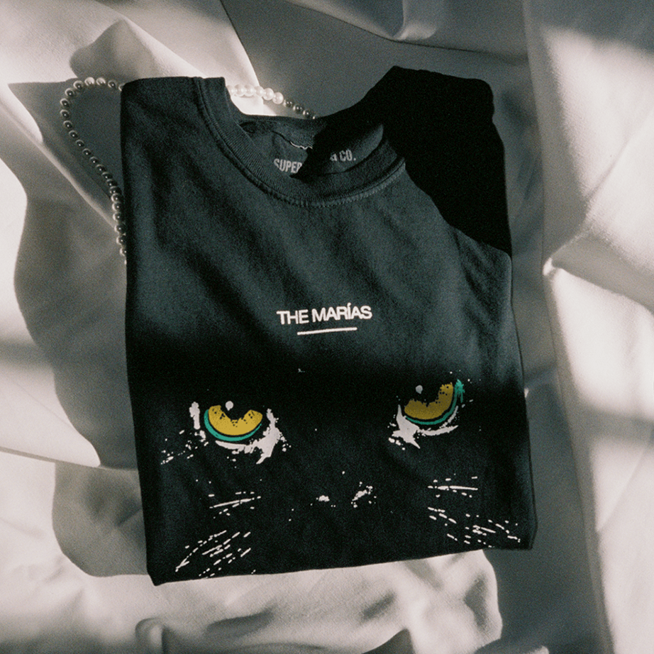 The Marias Merch The Marias Panther Eyes T-Shirt Gifts For Pop Band Fans Gift for Dad