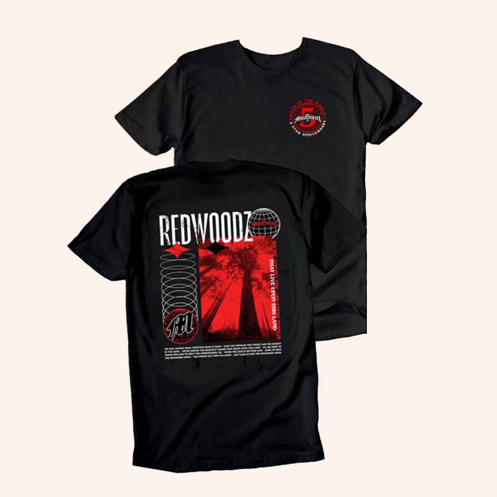 The Movement Merch Redwoodz T-Shirt Unique Gifts For Music Lovers
