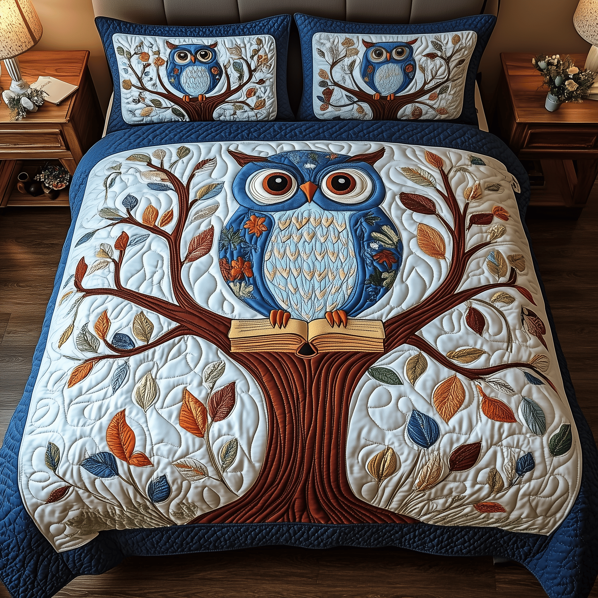 The Owlchemy Quilted Bedding Set Duvet Cover Bedspread Set Items Father Daughter Gifts For Dad