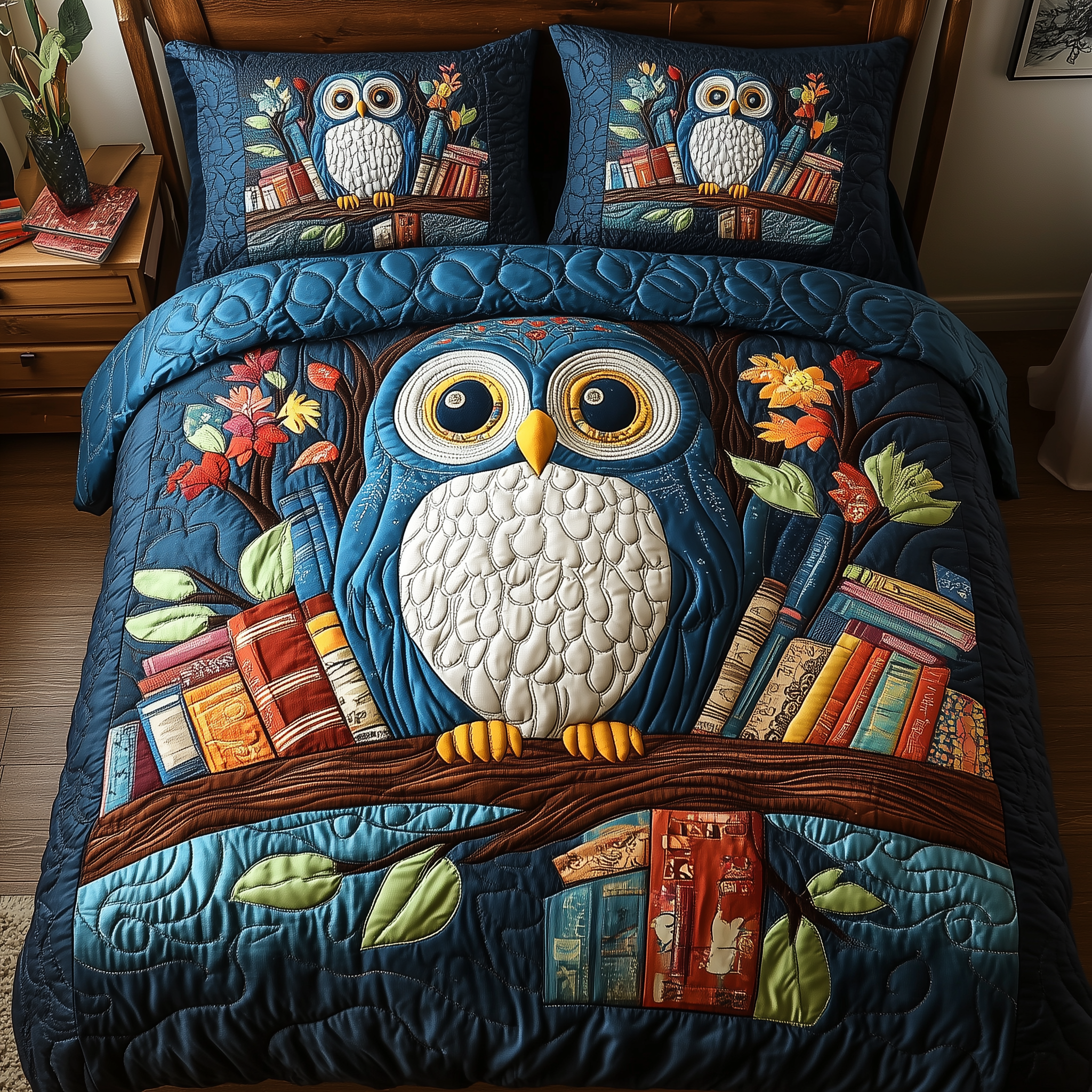 The Owlchemy Quilted Bedding Set Duvet Cover Bedspread Set Merch Gifts To Daughter From Mom