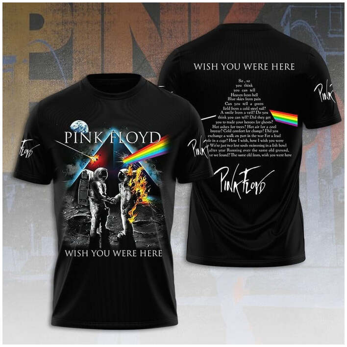 The Pink Floyd Wish You Were Here T-Shirt Pink Floyd Merch Top Father's Day Gifts Gifts For BFF