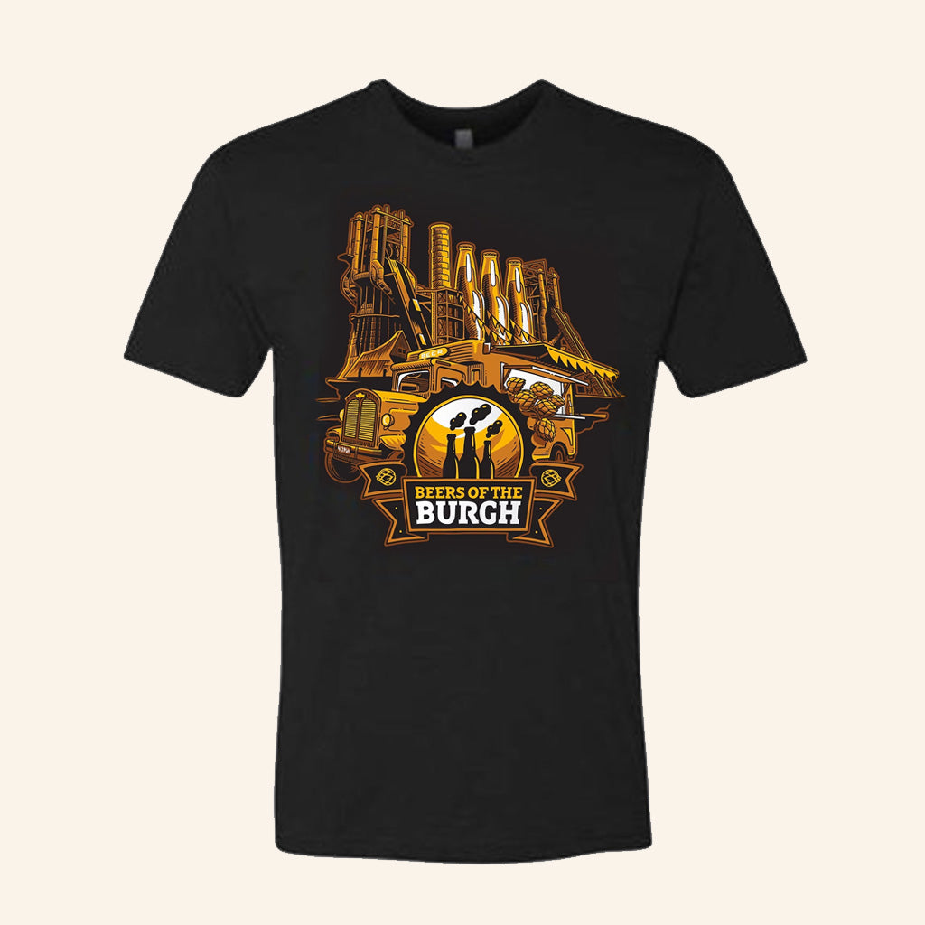 The Pitt Merch Beers Of The Burgh Shirt Beer Mill T-Shirt Gifts For Husband