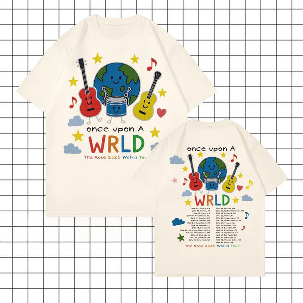 The Rose Once Upon A WRLD Tour Shirt The Rose WRLD Album Shirt The Rose WRLD Album