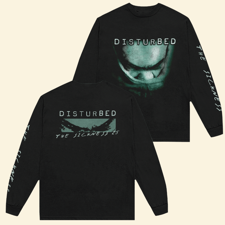 The Sickness Anniversary Long Sleeve T-Shirt Disturbed Merch Father's Day Gifts For Fans
