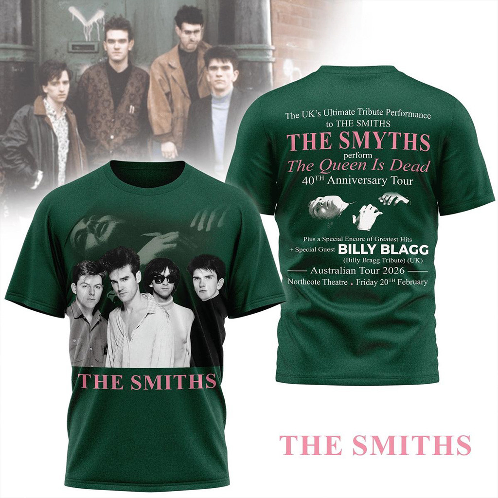 The Smiths The Queen Is Dead 40th Anniversary Tour Shirt The Smiths Merch Fans Gifts