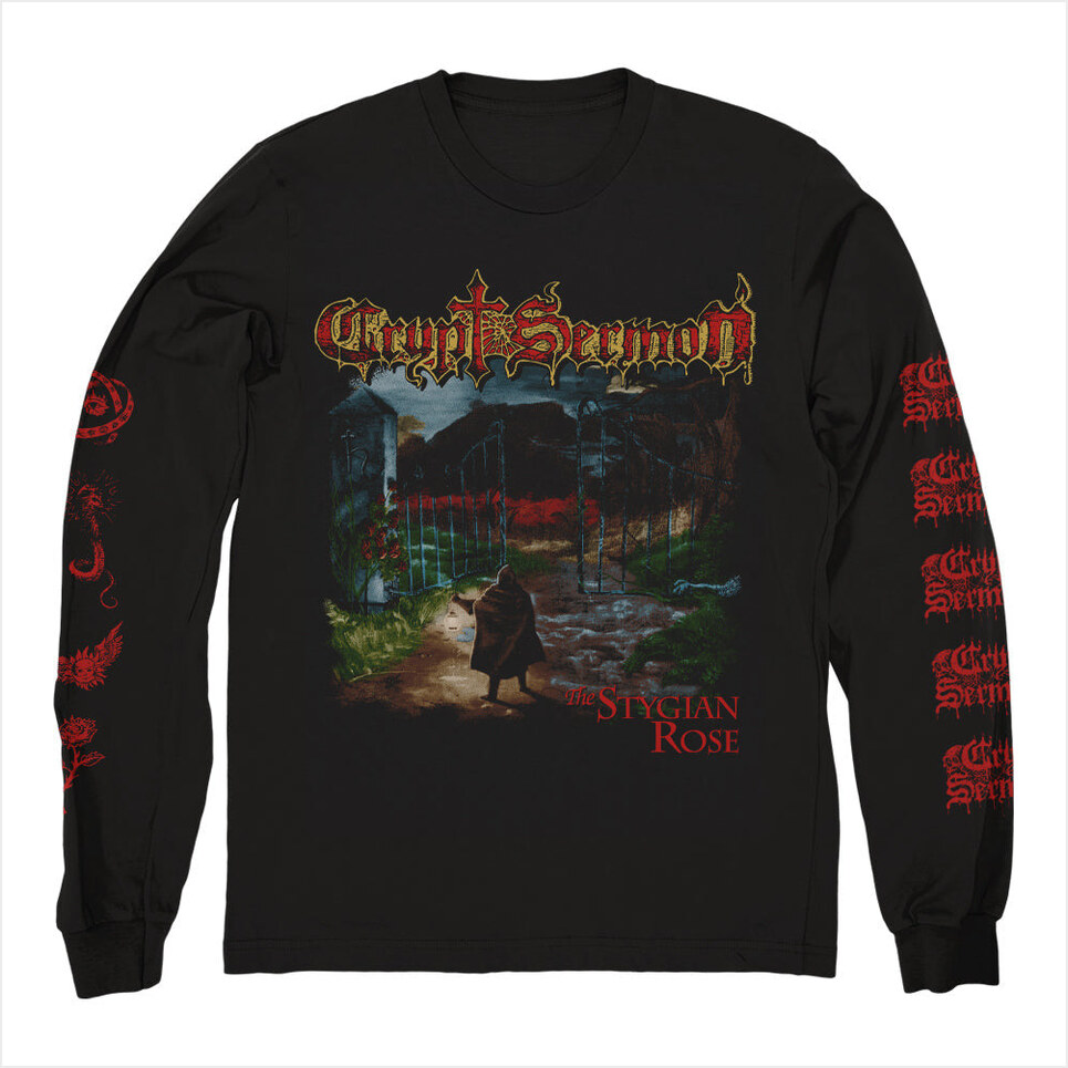 The Stygian Rose Long Sleeve Shirt Crypt Sermon Merch Crypt Sermon Shirt Father's Day Gifts For Husband