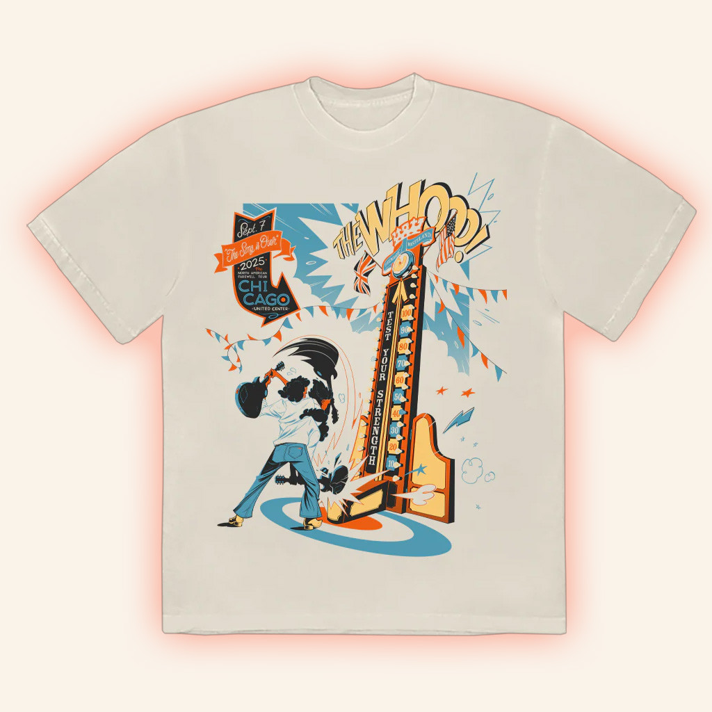The Who Merch Chicago IL 2025 T-Shirt Unique Gift For Boyfriend Birthday