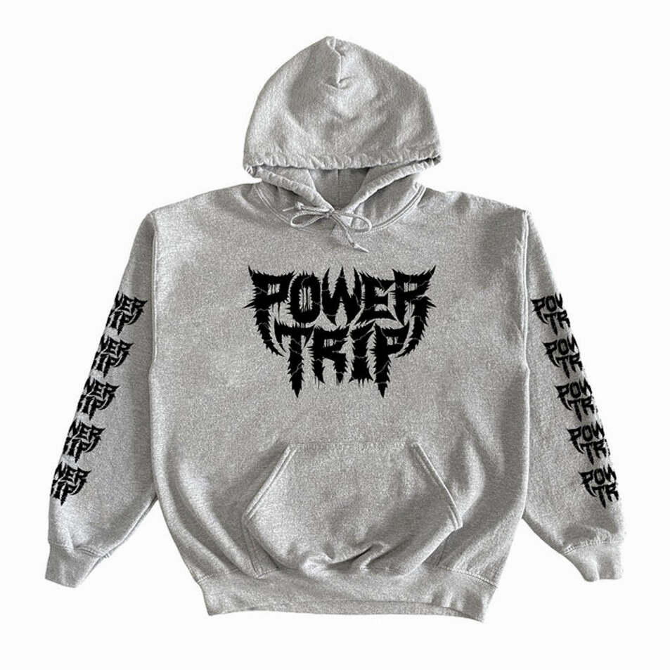 The Wrong Side Merch Power Trip Grey Hoodie Presents For Boyfriend Birthday Gifts For Besties