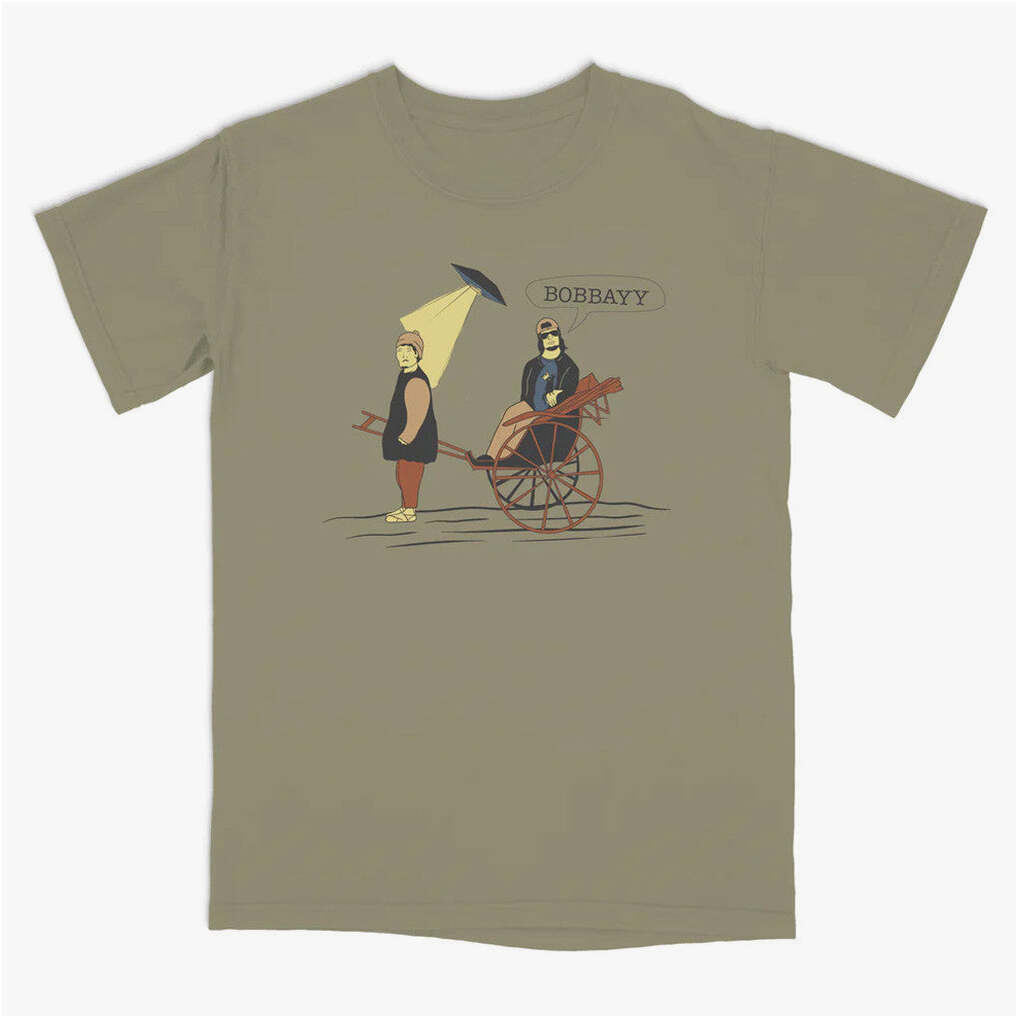 Theo Von Merch Bobby Khaki T-Shirt Gifts For Friends Birthday Gifts For Sister