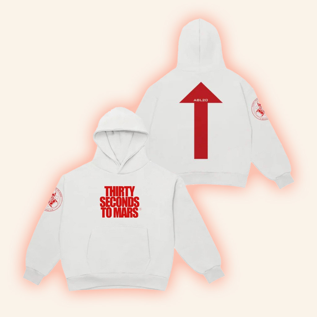 Thirty Seconds To Mars Merch A Beautiful Lie 20Th Anniversary Arrow Hoodie Gift For Friends