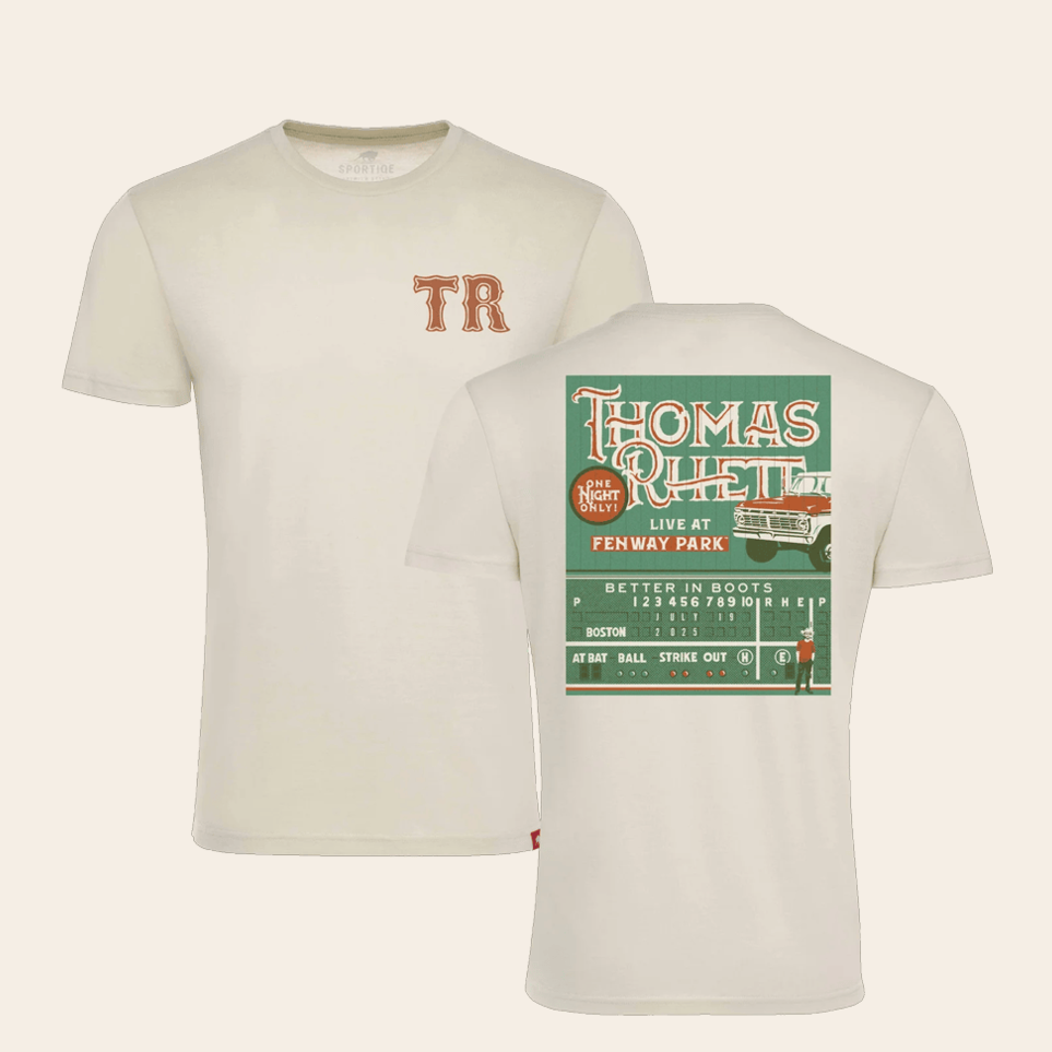 Thomas Rhett Merch 2025 Better In Boots Boston T-Shirt Birthday Gifts For Friends