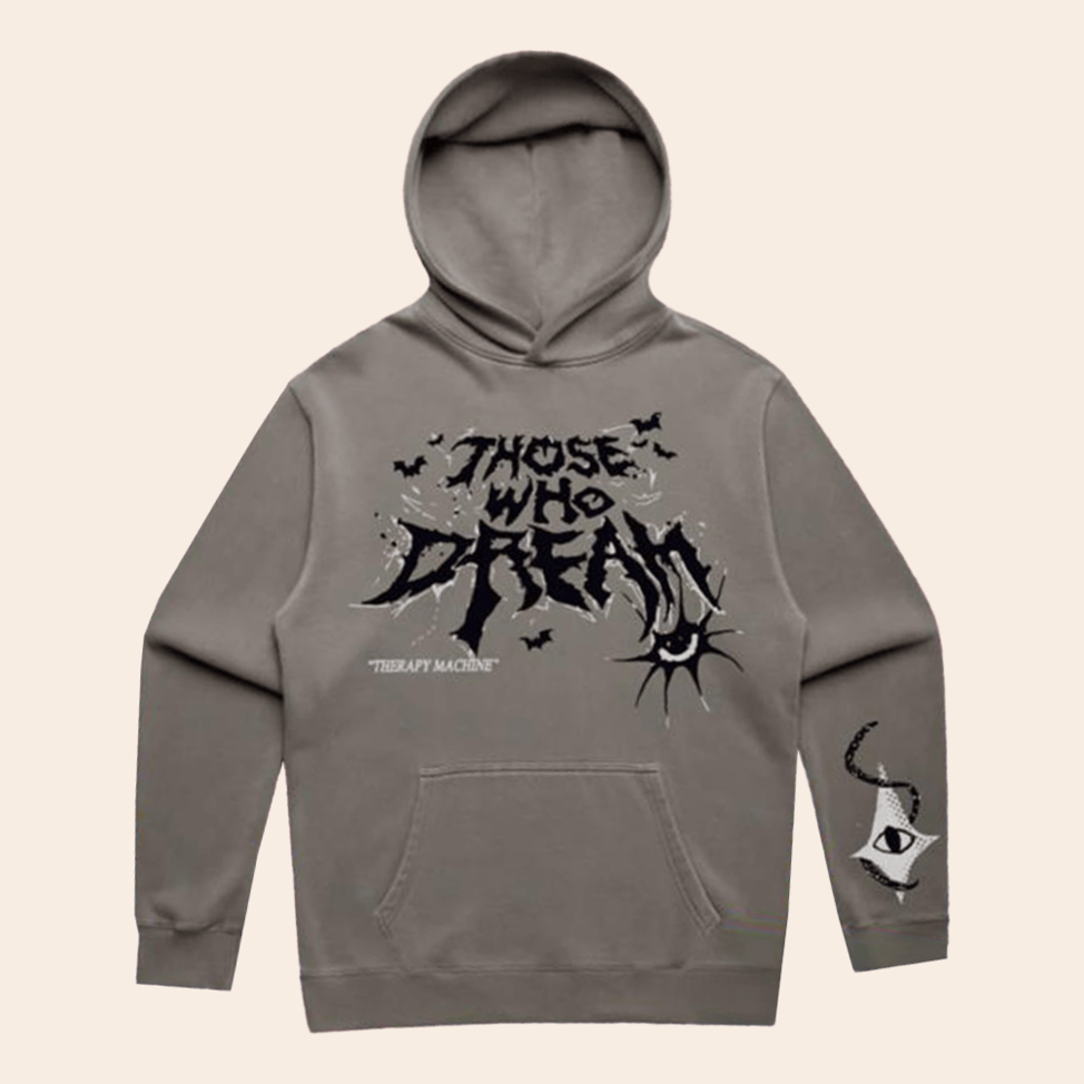 Those Who Dream Those Who Dream Faded Grey Hoodie 24hundred Merch Cool Birthday Gifts For Dad