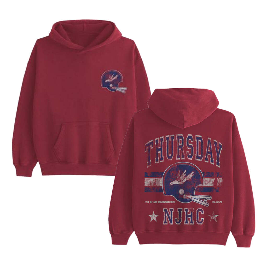 Thursday Merch NJHC Meadows Hoodie Gifts For Fans Birthday Gifts For Him Christmas Presents