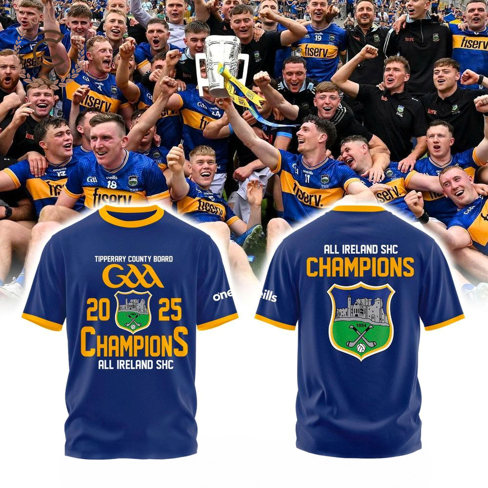 Tipperary County Board GAA All Ireland Champions 2025 T-Shirt Fan Merch Best Gifts For Him