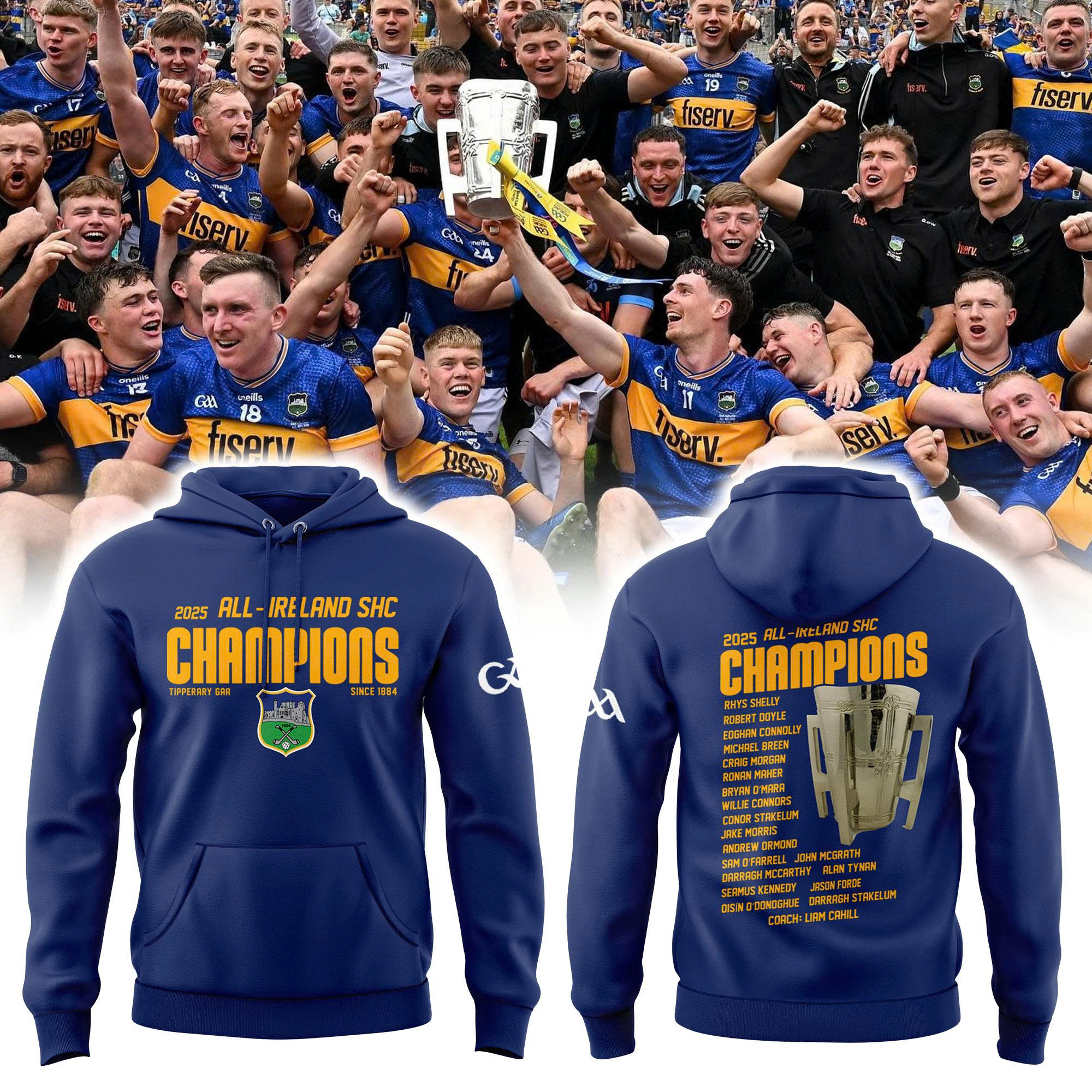 Tipperary Gaa All Ireland Champions 2025 Hoodie Gift Ideas For Husband