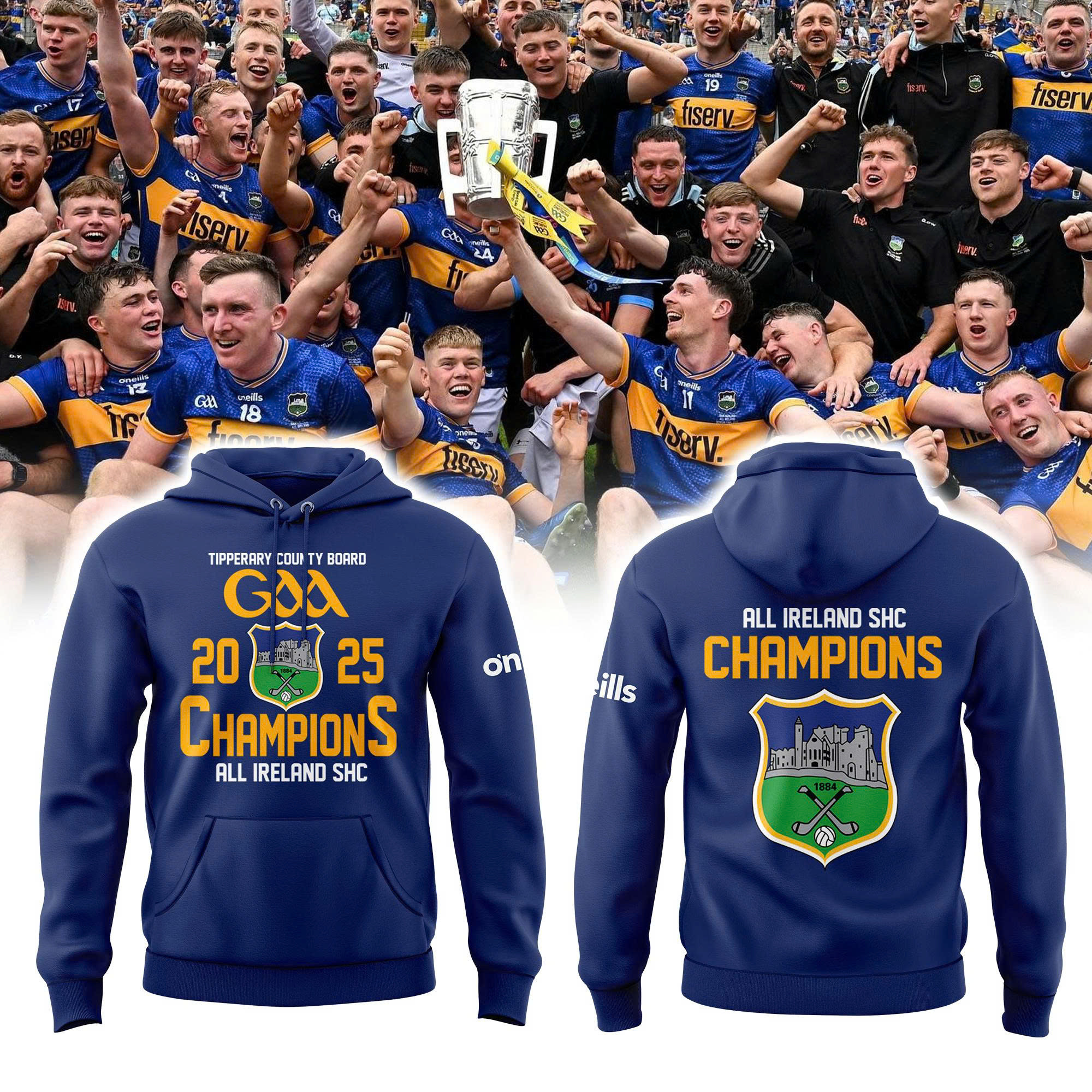 Tipperary Gaa All Ireland Champions 2025 Hoodie Present For Husband
