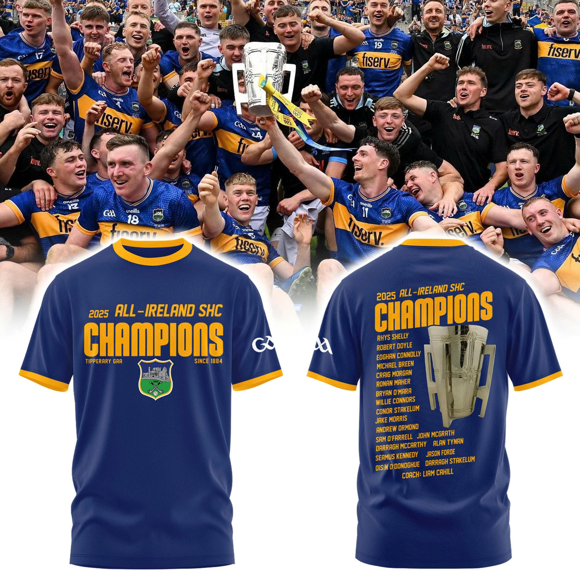 Tipperary Gaa All Ireland Champions 2025 Shirt Gifts For Boyfriend