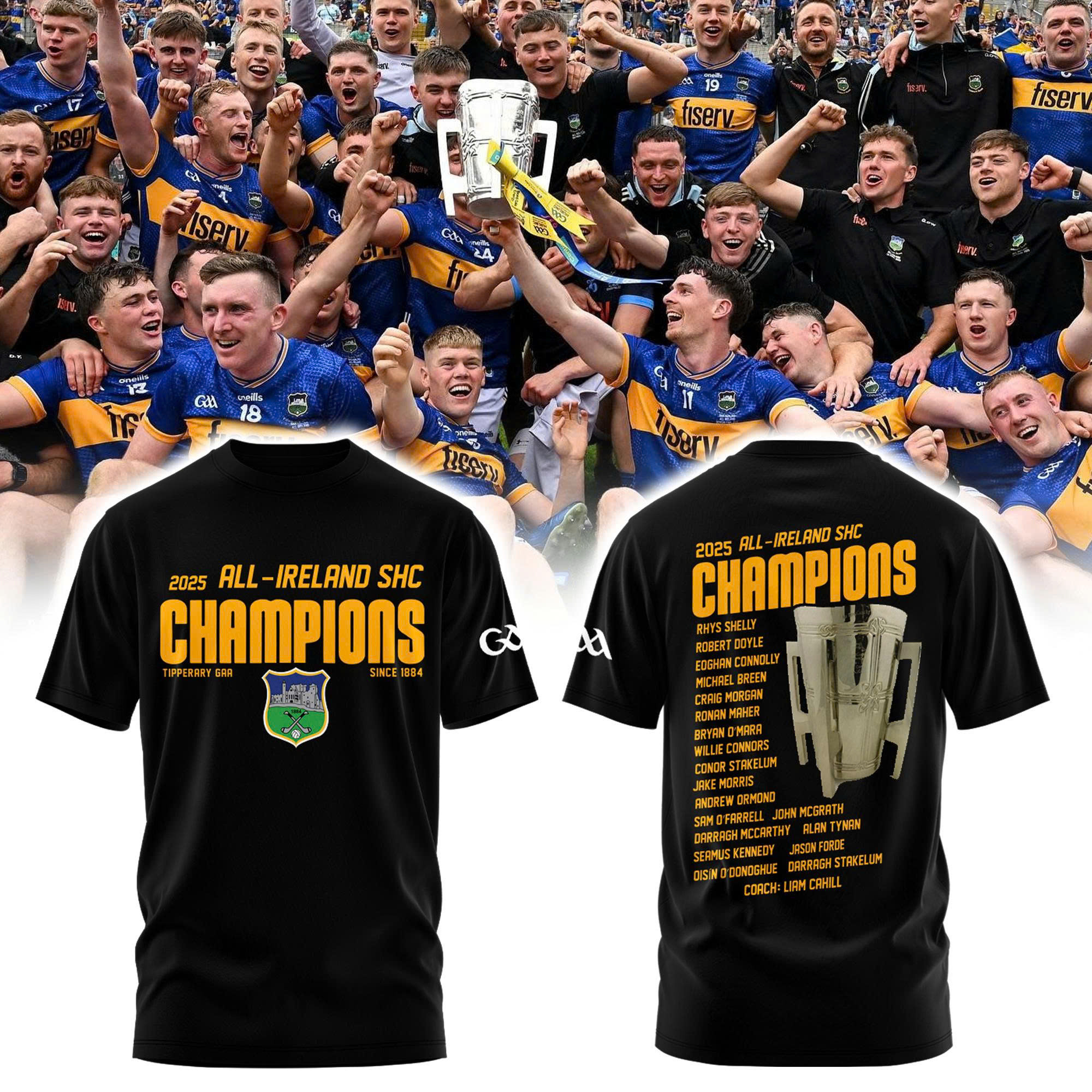 Tipperary Gaa All Ireland Champions 2025 Shirt Present For Fans