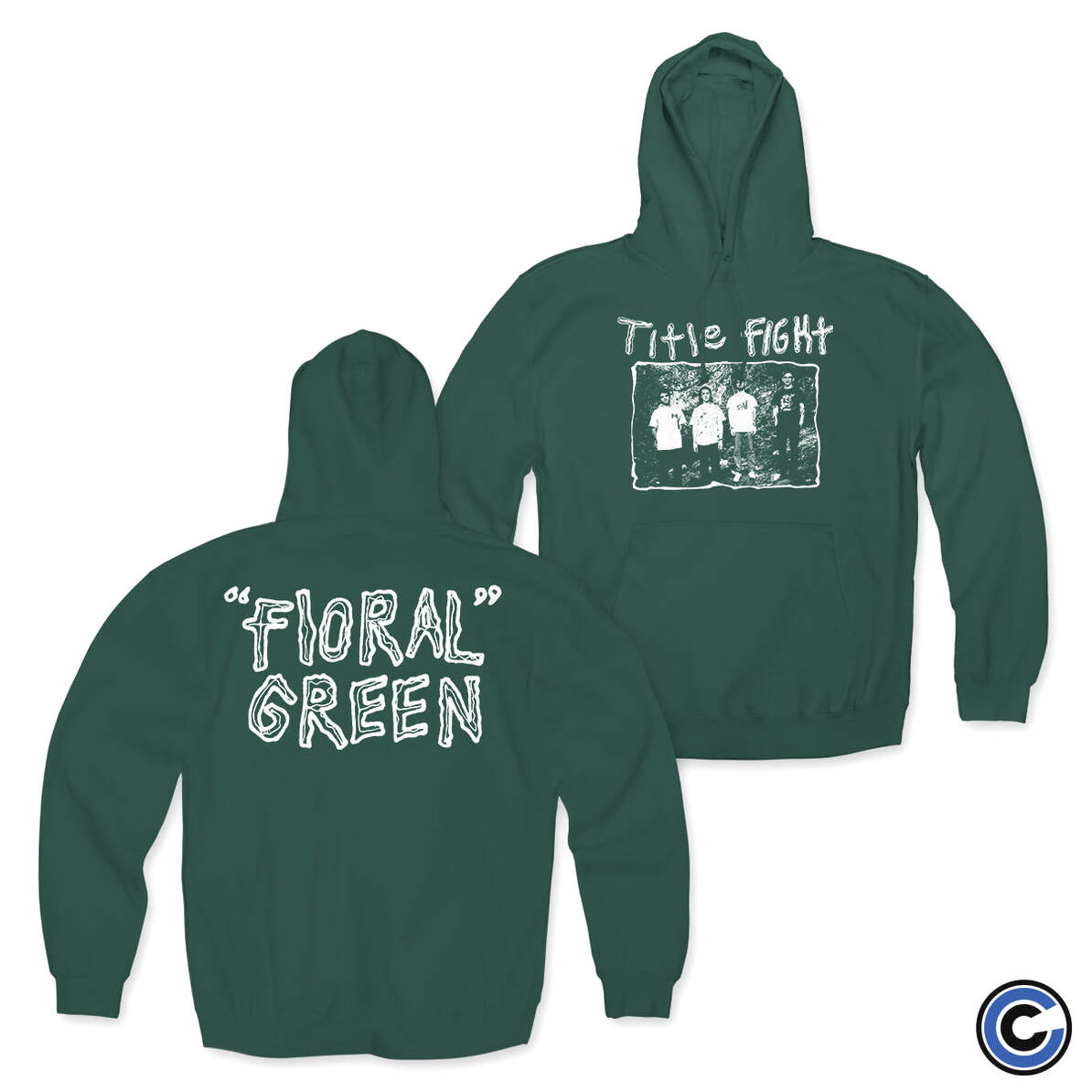Title Fight Merch Floral Photo Hoodie Title Fight Hoodie Birthday Gifts For Friends