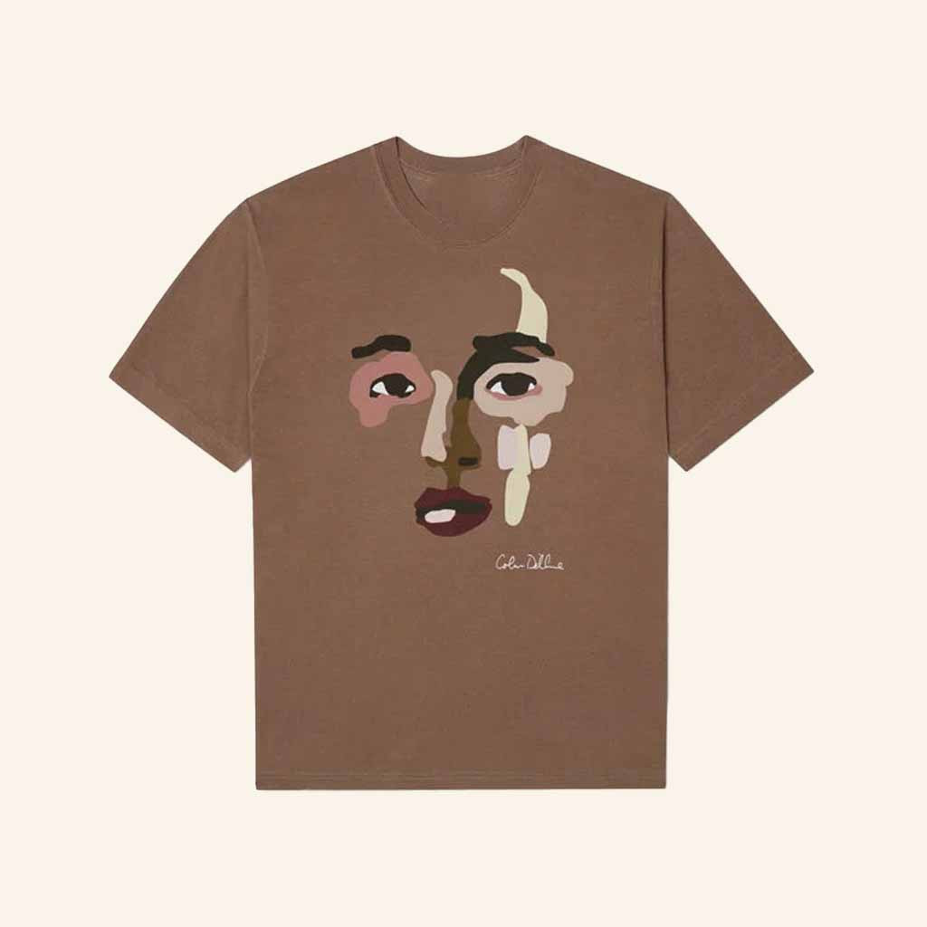 Top Fashion TF Merch Kidsuper Shaped Face T-Shirt Gifts For Dudes