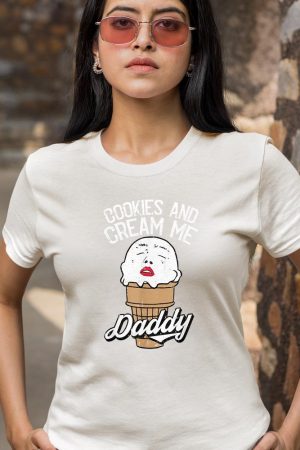 Cookies and Cream Me Daddy - Lazy Halloween Humor T-Shirt