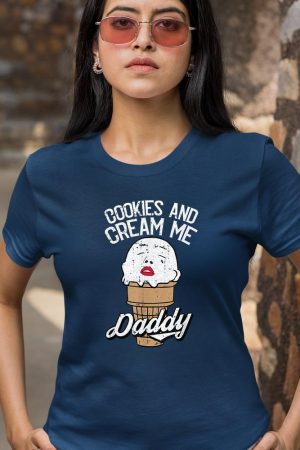 Cookies and Cream Me Daddy - Lazy Halloween Humor T-Shirt