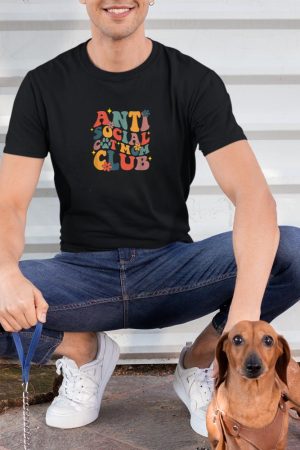 Anti-Social Cat Moms Club - Funny Mother’s Day T-Shirt