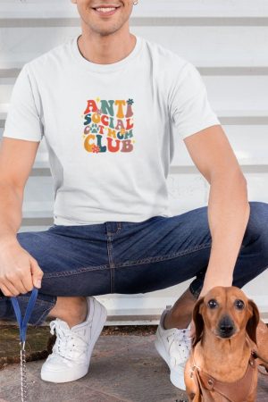 Anti-Social Cat Moms Club - Funny Mother’s Day T-Shirt