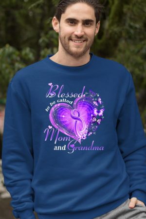 Blessed To Be Called Mom And Grandma Butterfly Grandmother Sweatshirt