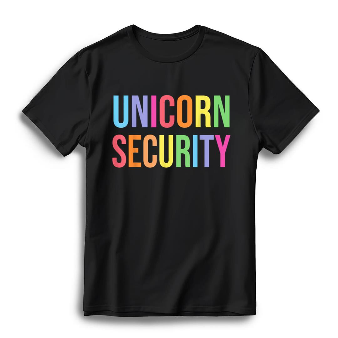 halloween dad mom daughter adult costume unicorn security t shirt s2fsu