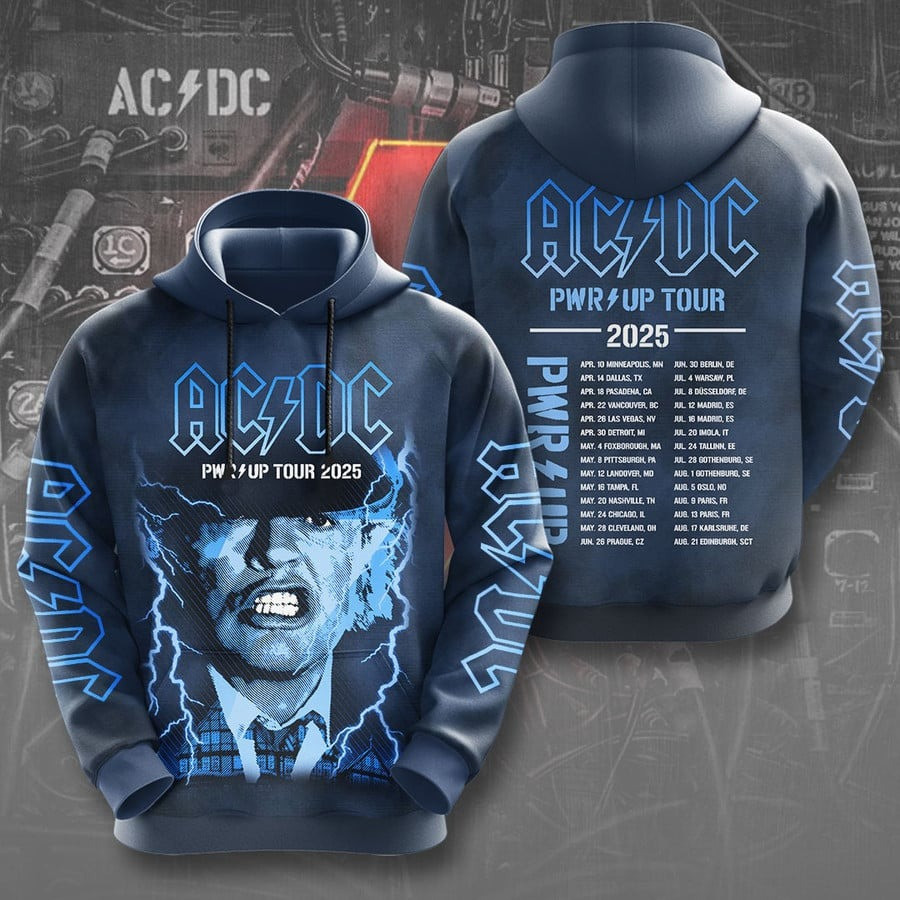 AC'DC Power Up Tour 2025 Shirt AC'DC Pwr Up Tour Merch Gifts For Rocks ...