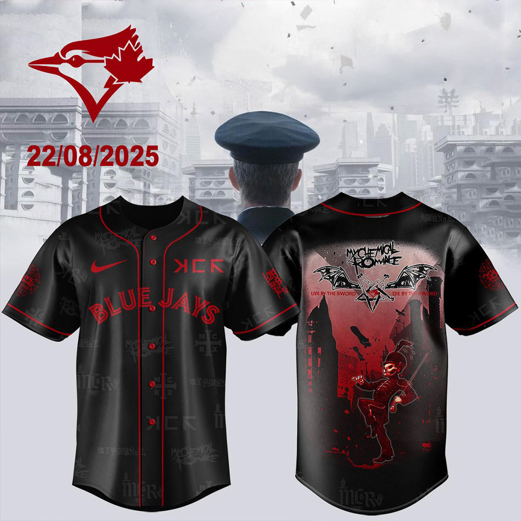 Toronto Blue Jays My Chemical Romance 2025 Jersey Jays Merch Gifts For Baseball Fans