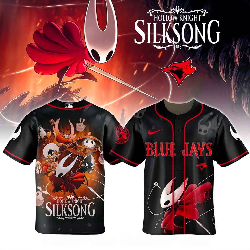 Toronto Blue Jays X Hollow Knight Silksong 2025 Jersey Jays Merch Gifts For Baseball Fans