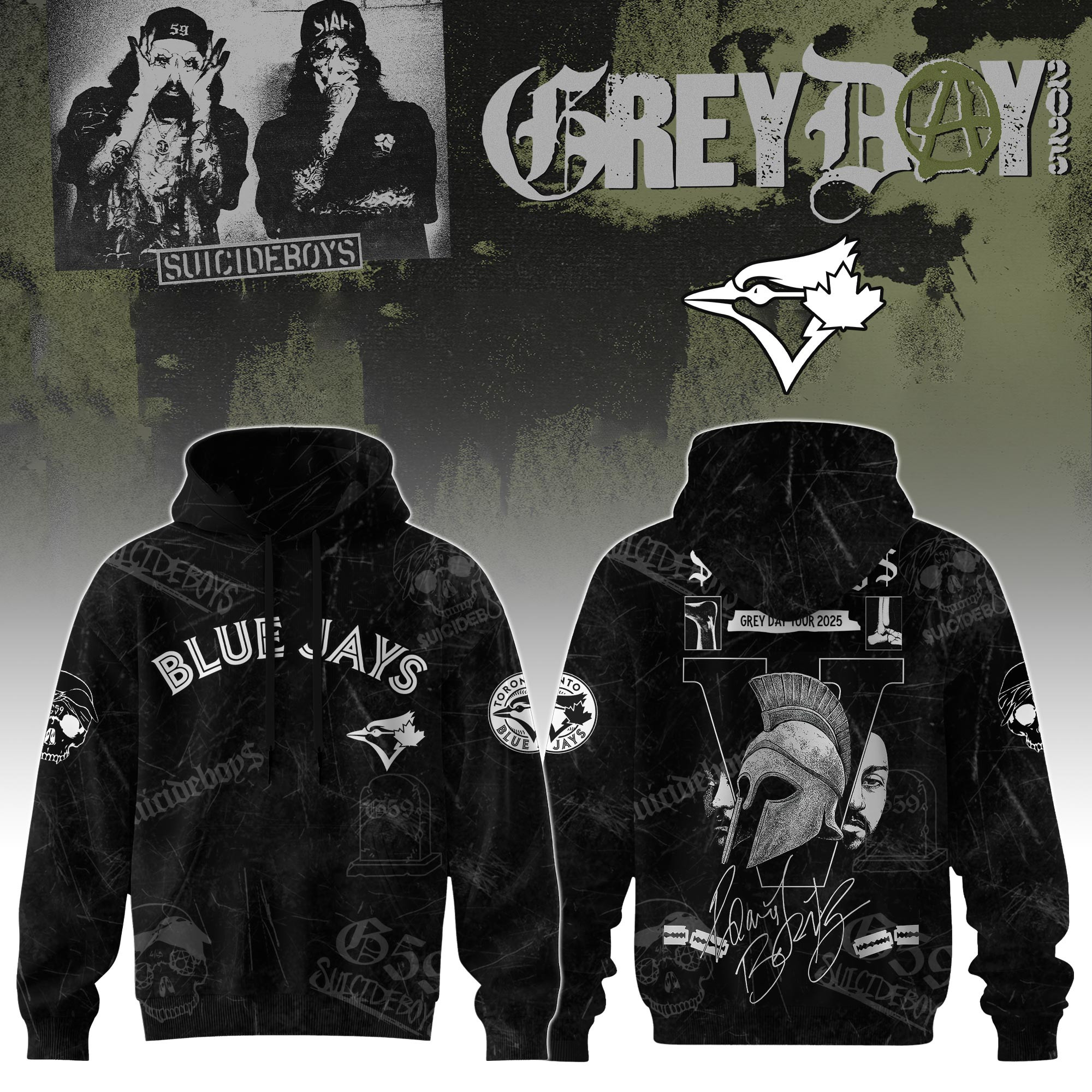 Toronto Blue Jays X Suicideboys G59 Hoodie 2025 Gift For Baseball Fans