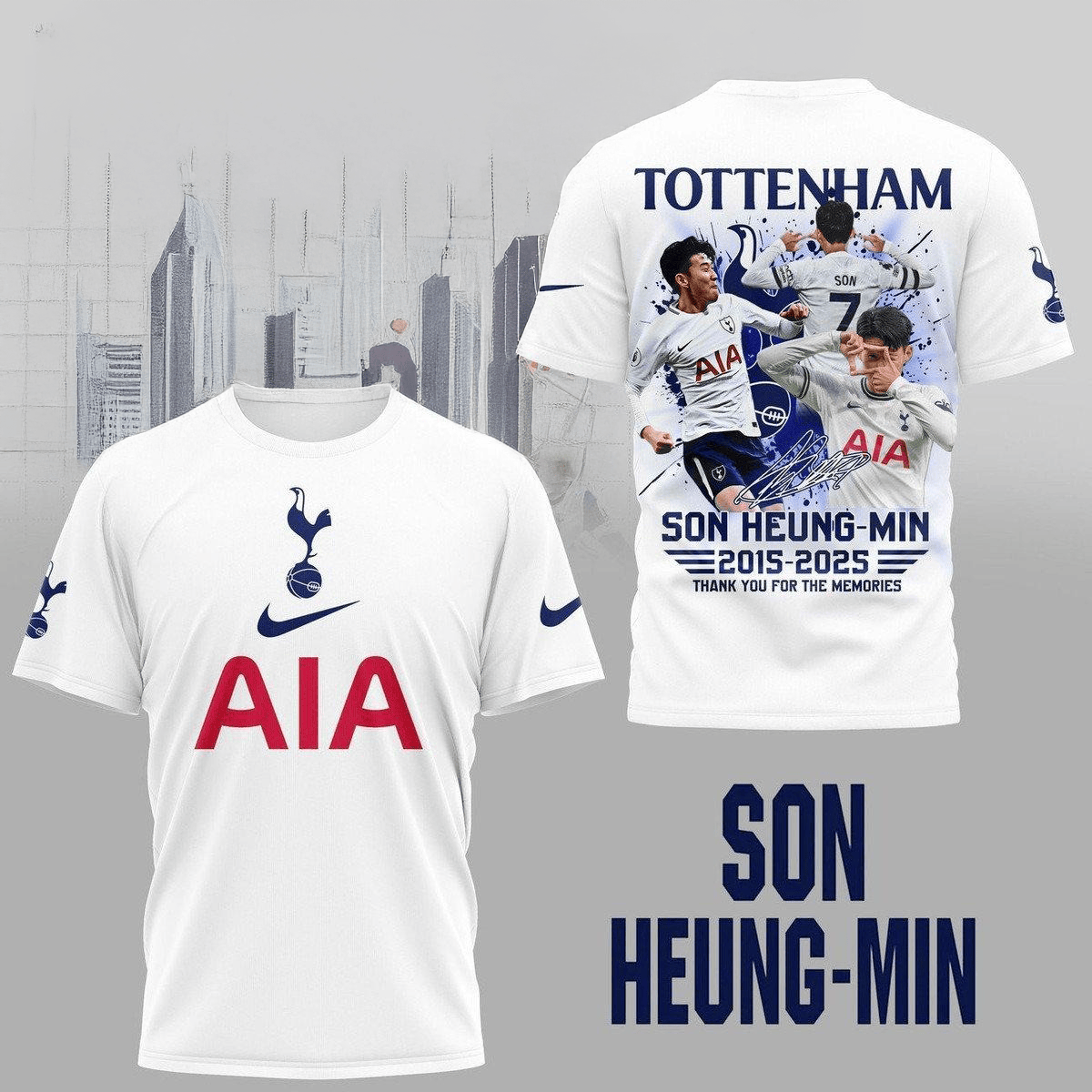 Tottenham Hotspur End Of An Era Son Heung Min 2025 T-Shirt Fan Merch Gifts For Dudes