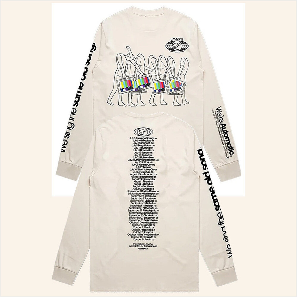 Tour 2025 Automatic Tour Long Sleeve T-Shirt Lumineers Merch Birthday Gifts For Best Friend