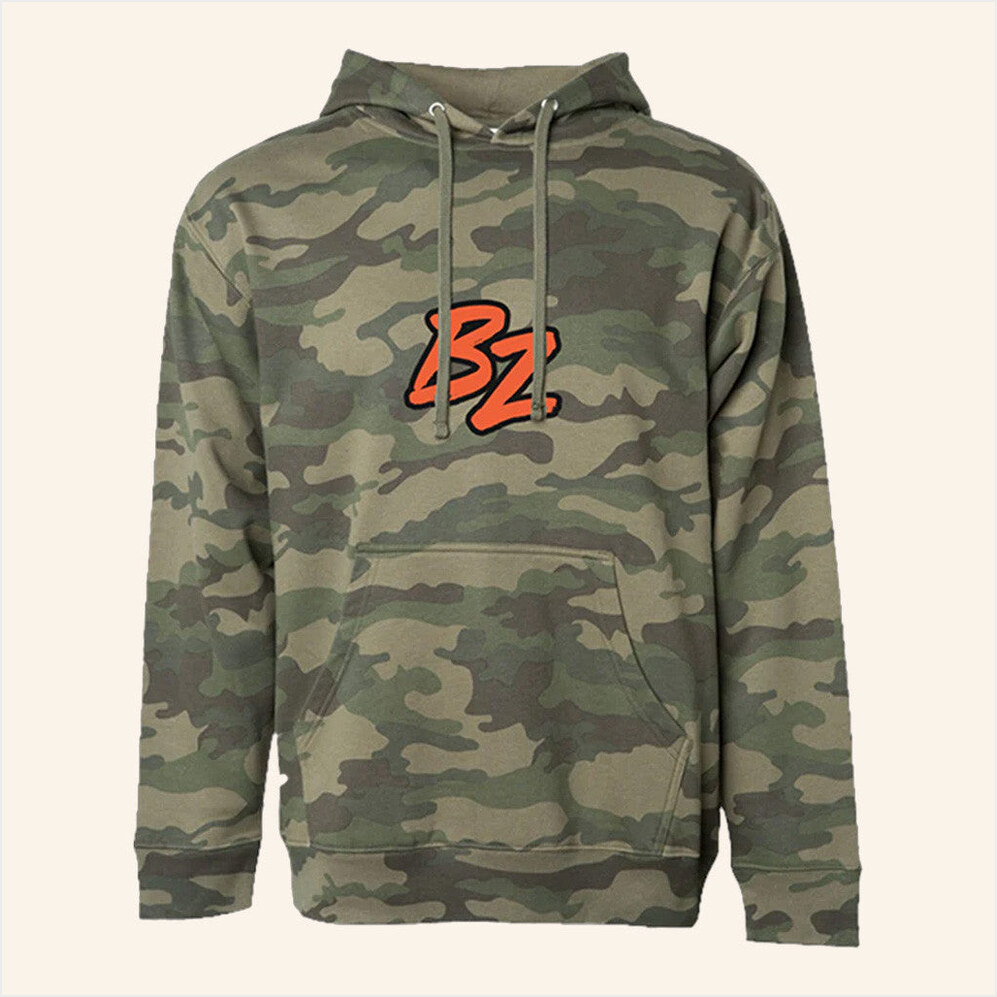 Tour 2025 BZ Logo Camo Hoodie Bailey Zimmerman Merch Birthday Gift Ideas Christmas Presents