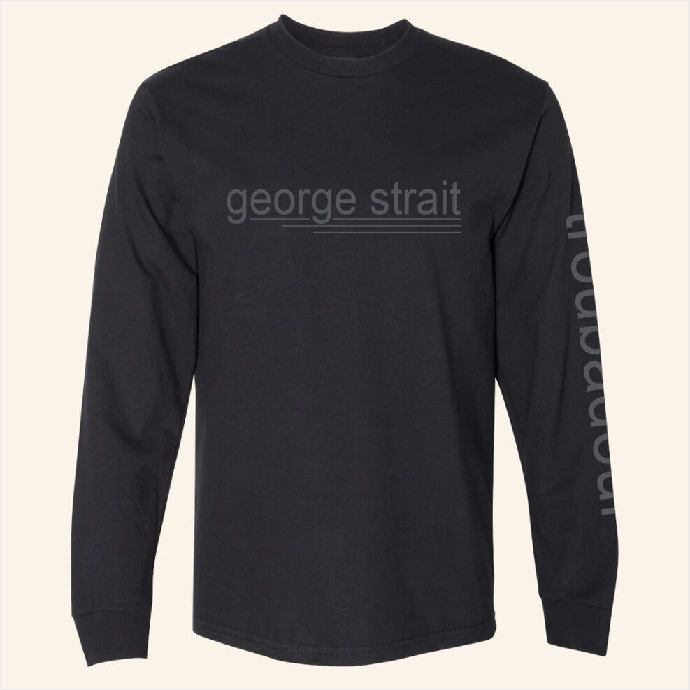 Tour 2025 George Strait Troubadour Long Sleeve T-Shirt George Strait Merch Gifts For Dad