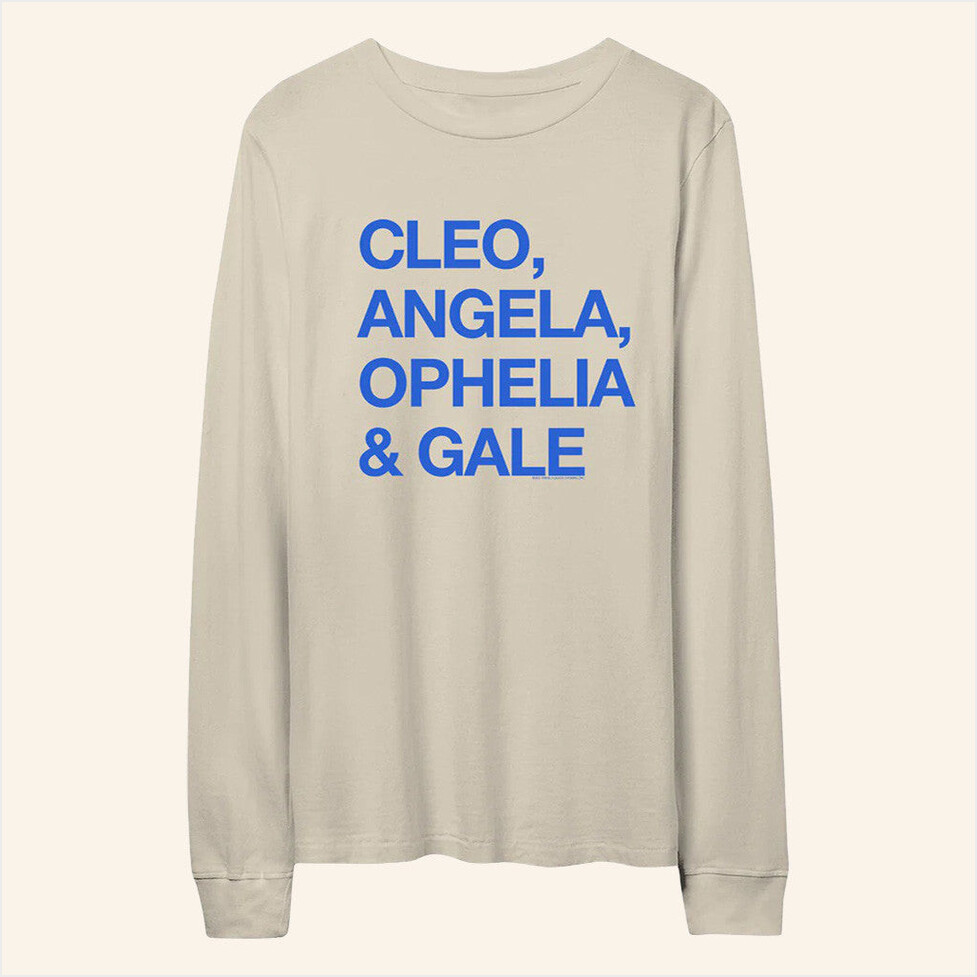 Tour 2025 Ladies Names Cleopatra Long Sleeve T-Shirt Lumineers Merch Birthday Gifts For Fans