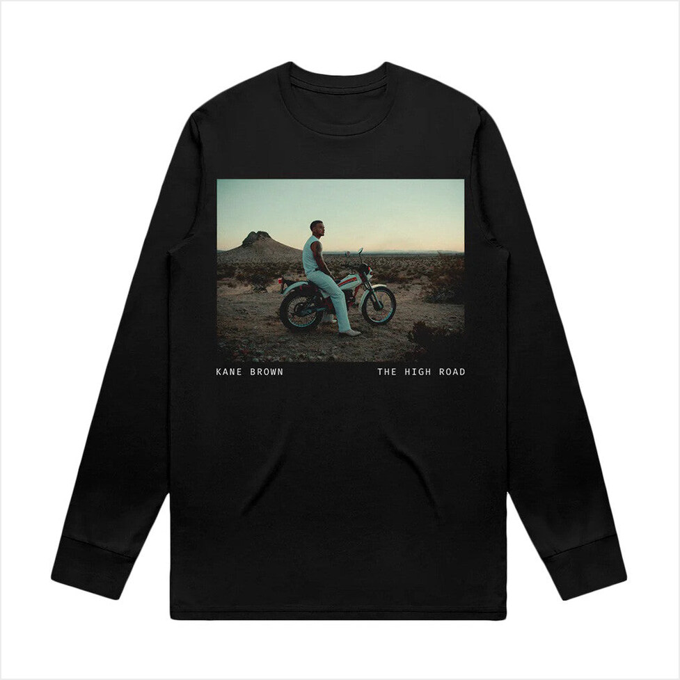 Tour 2025 The High Road Long Sleeve T-Shirt Kane Brown Merch Birthday Gift Ideas
