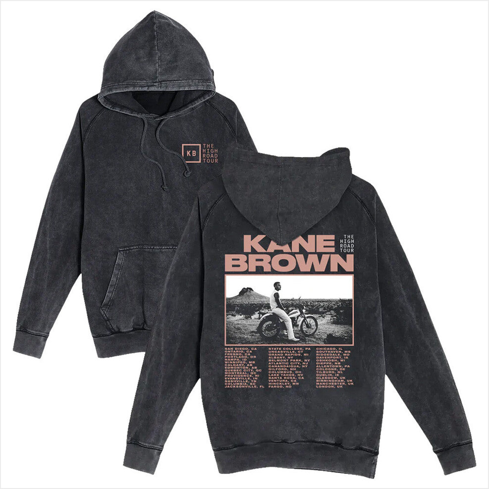 Tour 2025 The High Road Tour Hoodie Kane Brown Merch Gifts For Fans Birthday Gift Ideas