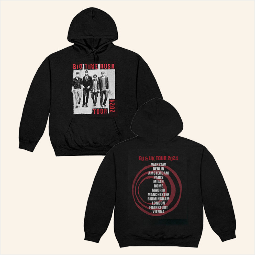 Tour EU And UK Tour 2024 Hoodie Big Time Rush Merch Gift Ideas For Husband Gifts For Besties