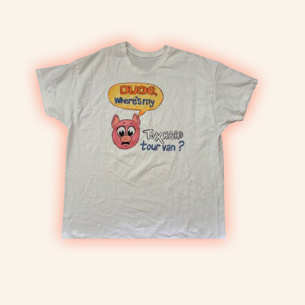 Toxhards Merch Dude Where's My Toxhards Tour Van T-Shirt Music Gift Ideas For Guys