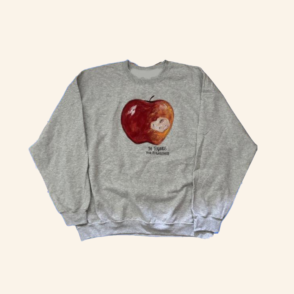 Toxhards Merch The Toxhards Your Neighborhood Apple Sweatshirt Gifts For Music Fans