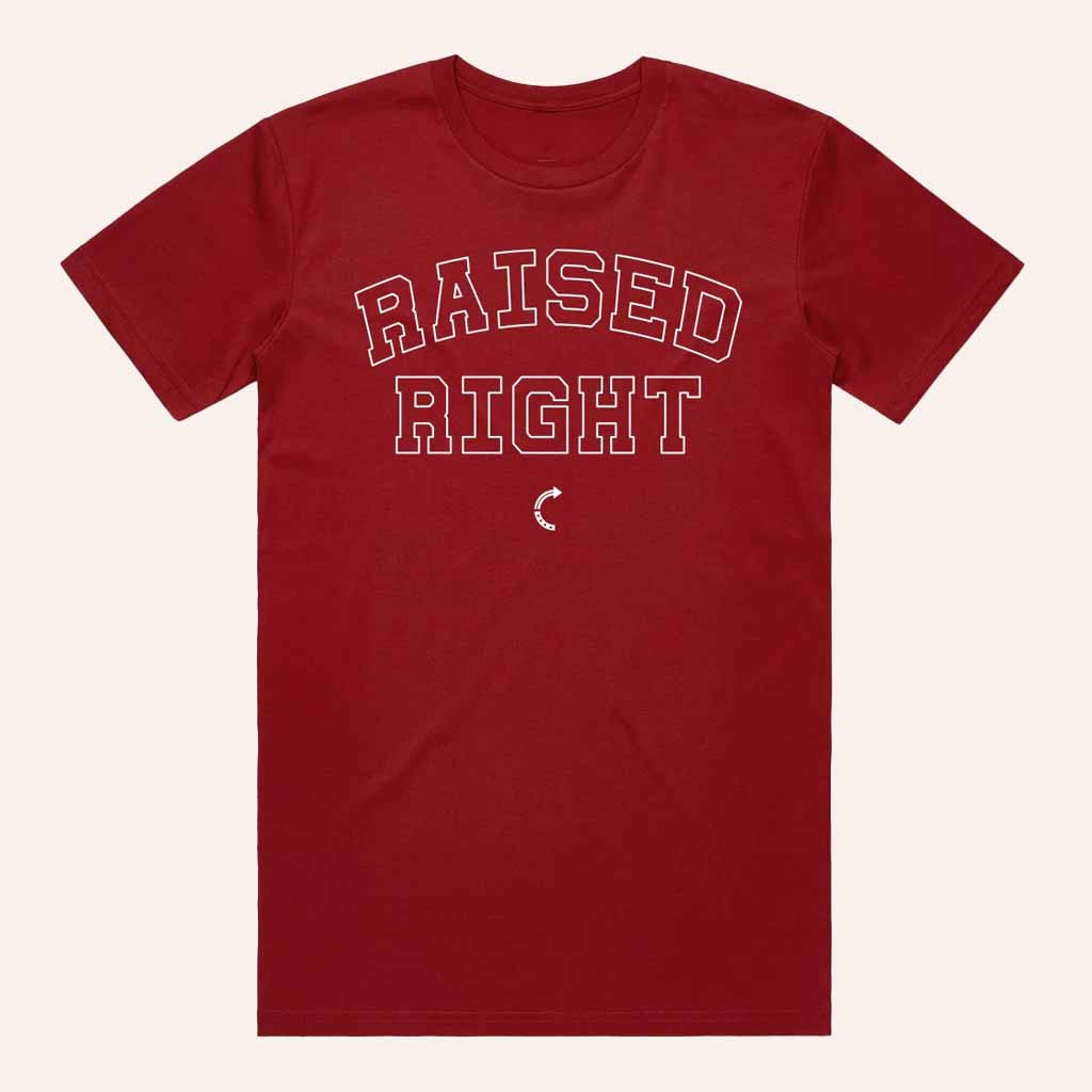 TPUSA Merch Raised Right T-Shirt Unique Birthday Gift For Husband