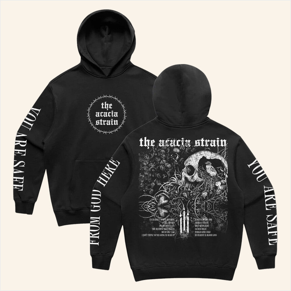 Tracklist Hoodie The Acacia Strain Merch Birthday Gifts For Dad BFF Gifts Ideas