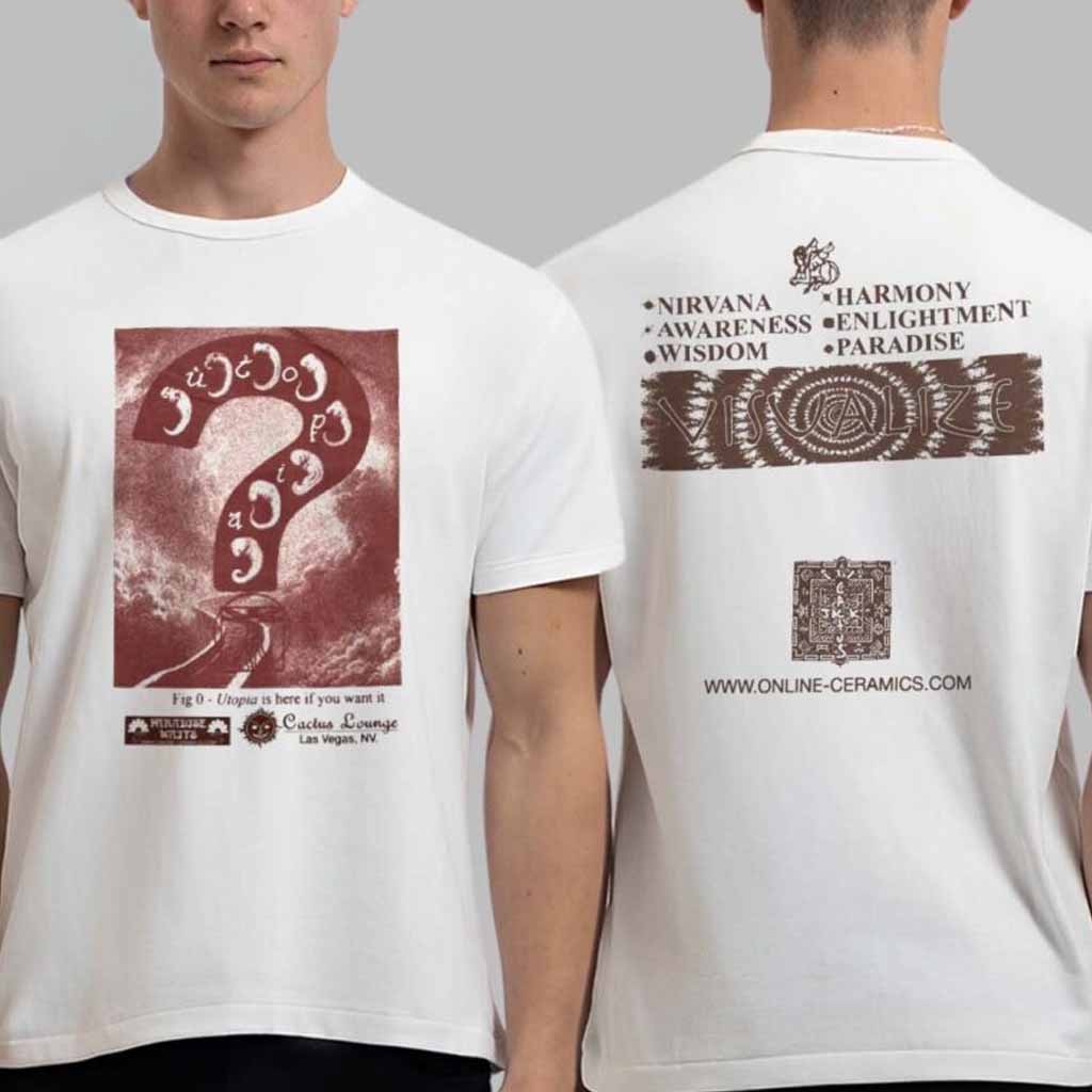 Travis Scott CJ X Online Ceramics Utopia Shirt Travis Scott Merch Gifts For Music Enthusiasts