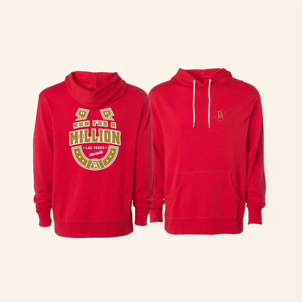 Trfam Lucky Horseshoe Red Hoodie The Run For A Million Merch Gifts For Him Gifts For BFF