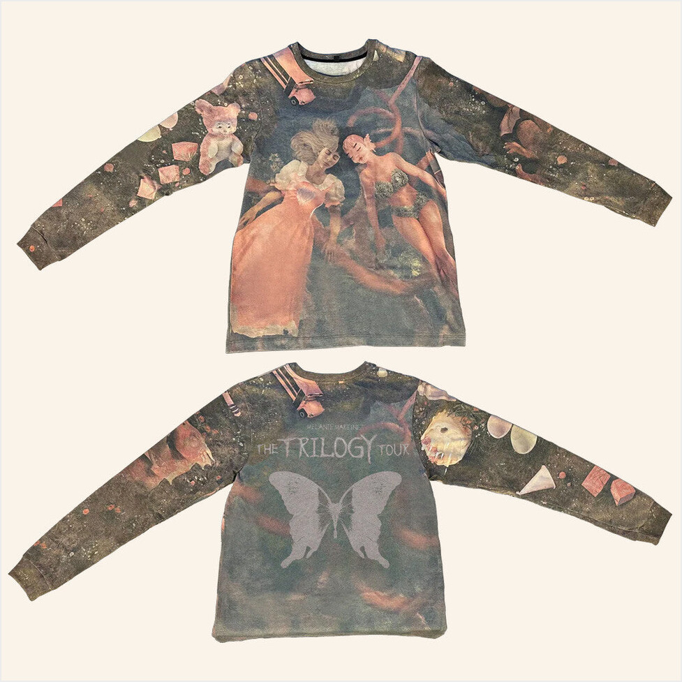 Trilogy Tour All Over Long Sleeve T-Shirt Melanie Martinez Merch Fans Birthday Gift Ideas